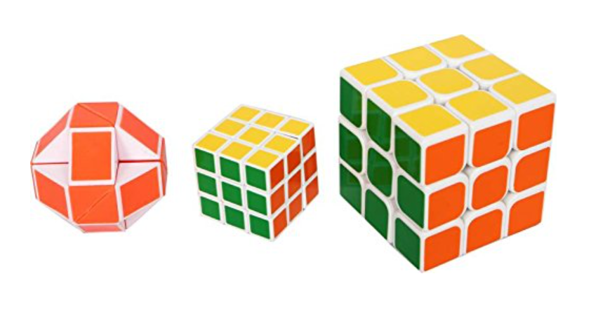 Kostka JieHui 3x3x3+snake 3-set bílý