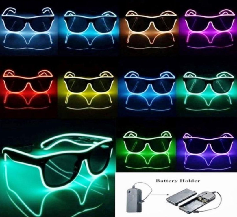 Párty brýle svíticí, oranžové