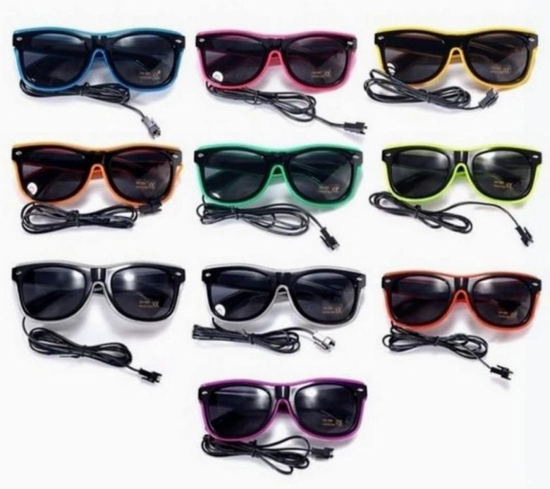 Párty brýle svíticí, oranžové