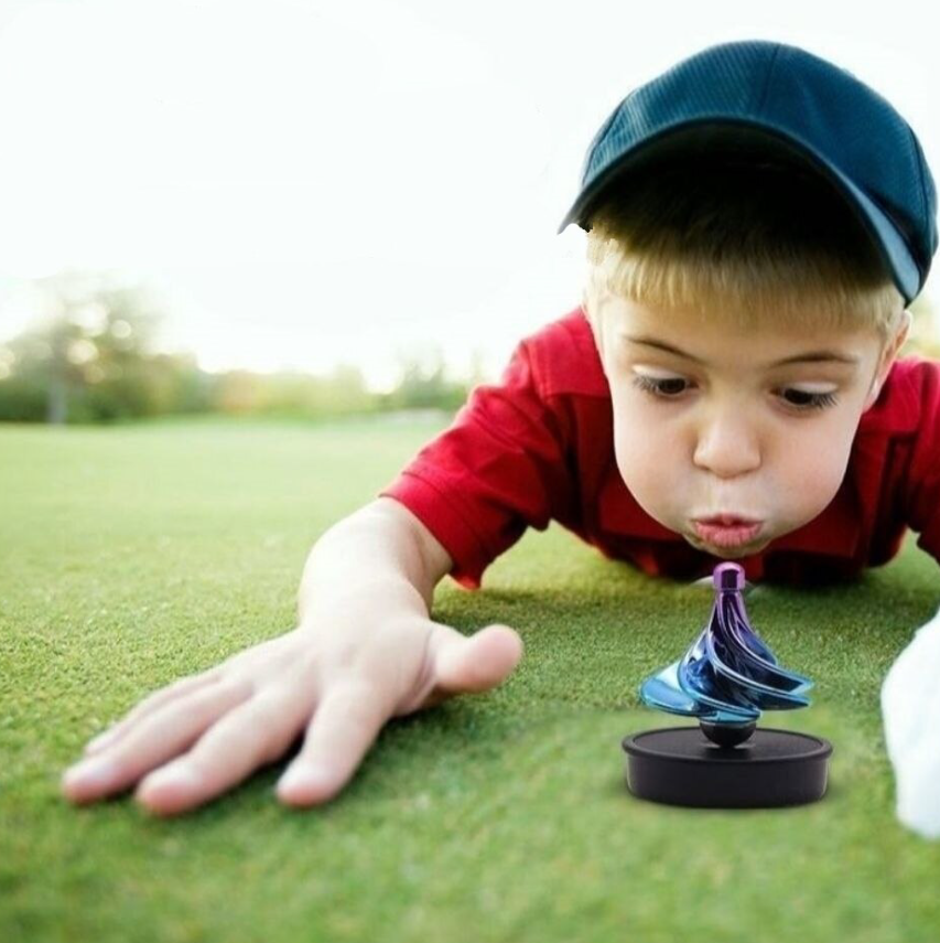 Antistresová káča Winspin fidget spinner stříbrný