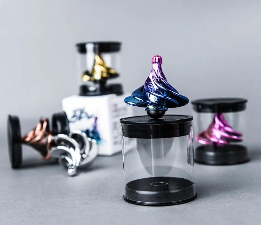 Antistresová káča Winspin fidget spinner bronzový