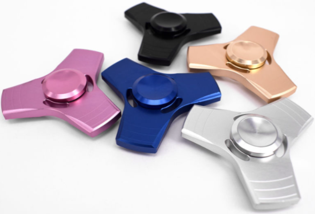 Fidget Spinner Ufo modré