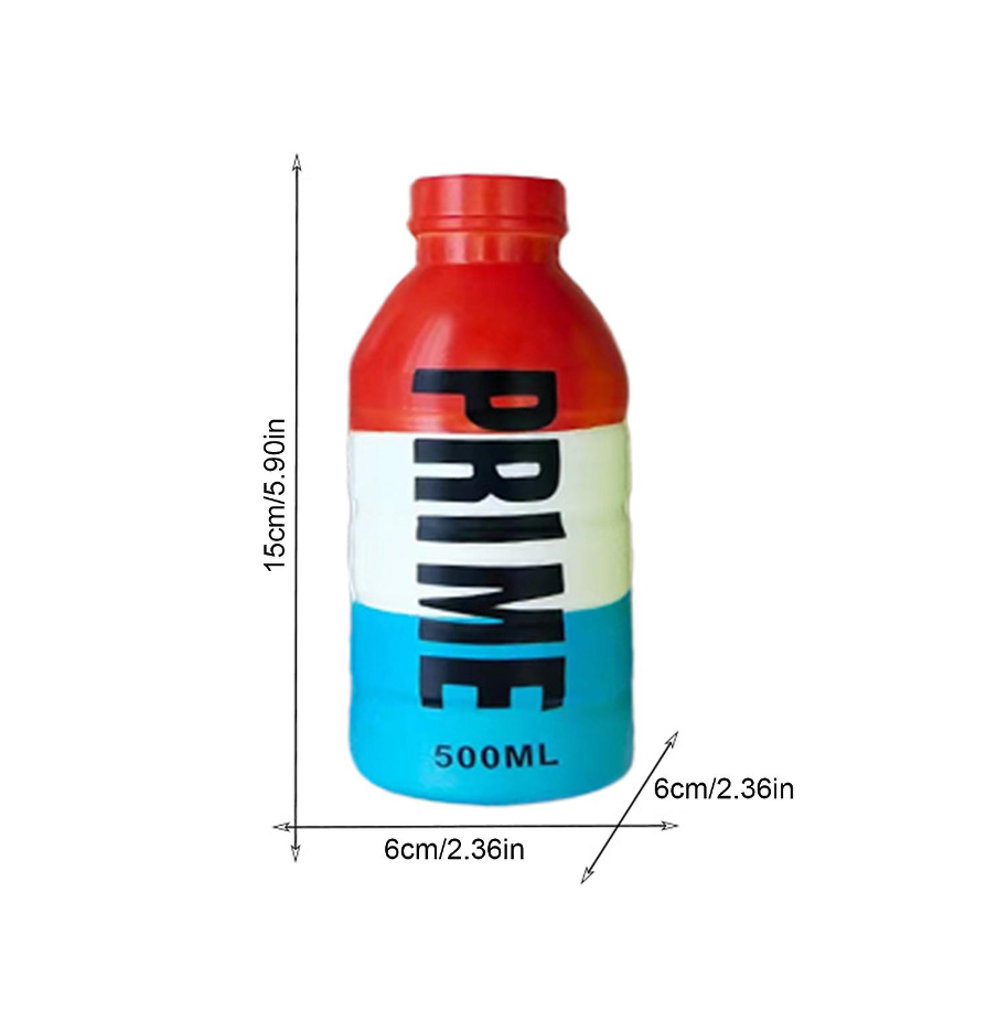 Prime 500ml- antistresová mačkací lahvička růžová