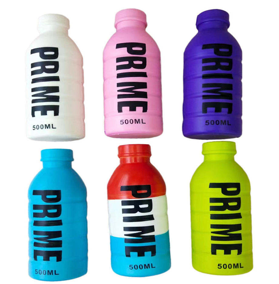 Prime 500ml- antistresová mačkací lahvička růžová