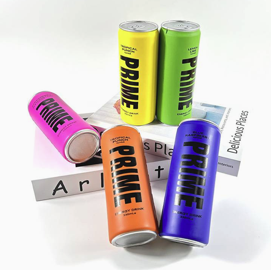 Prime 500ml- antistresová mačkací imitace plechovky růžová