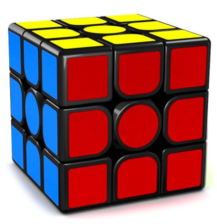 Kostka 3x3x3 MoYu MoFangJiaoShi Meilong Magnetic černá