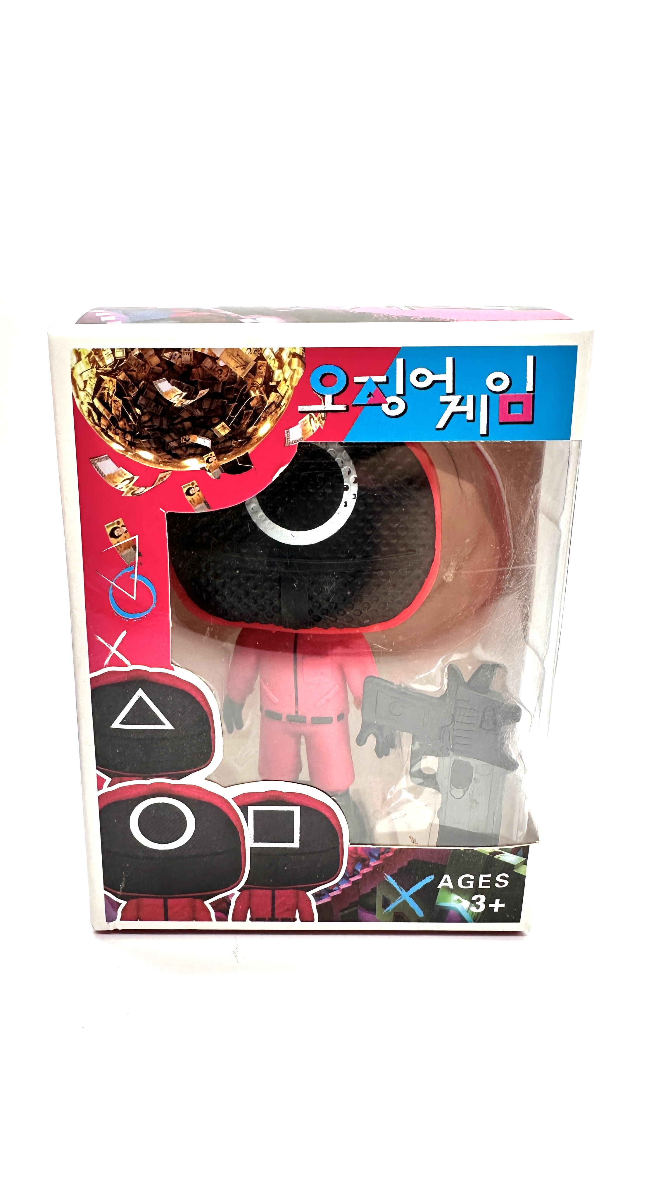 Squid Game, Hra na oliheň- 3D figurky 10cm se zbraní