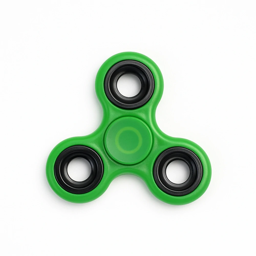 Fidget Spinner, plastový zelený