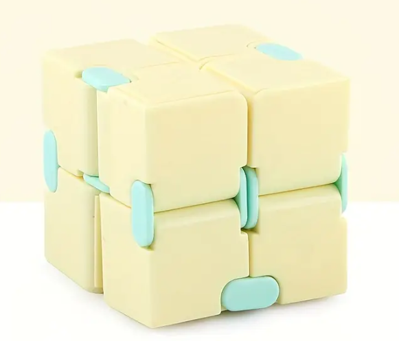 Infinity Cube, Nekonečná mini kostka pastelová žlutá