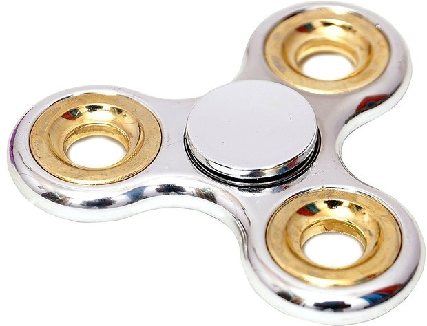 Sada 5 kusů Fidget Spinner metalický