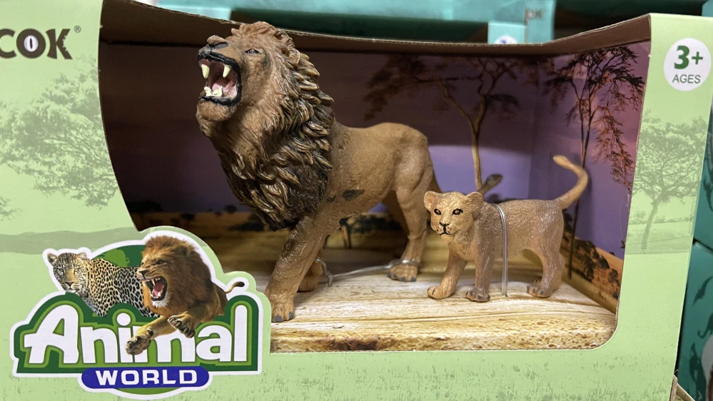 Lev a lvíče sada Animal World