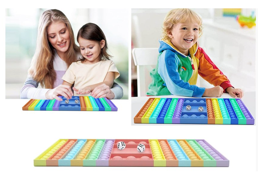 Pop it Rainbow antistresová hra barevná