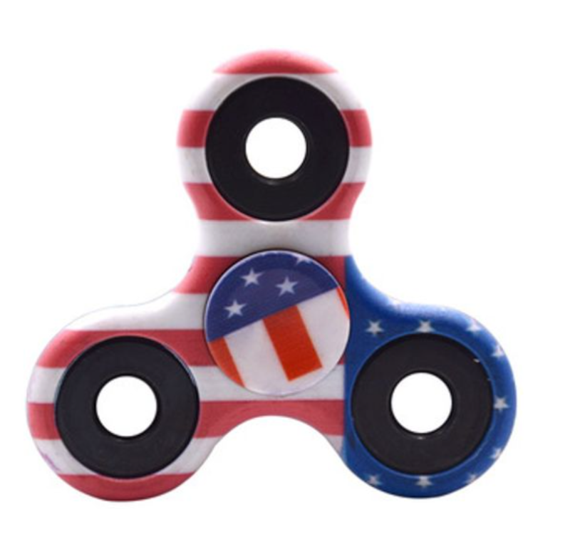 Antistresový Fidget Spinner USA vlajka
