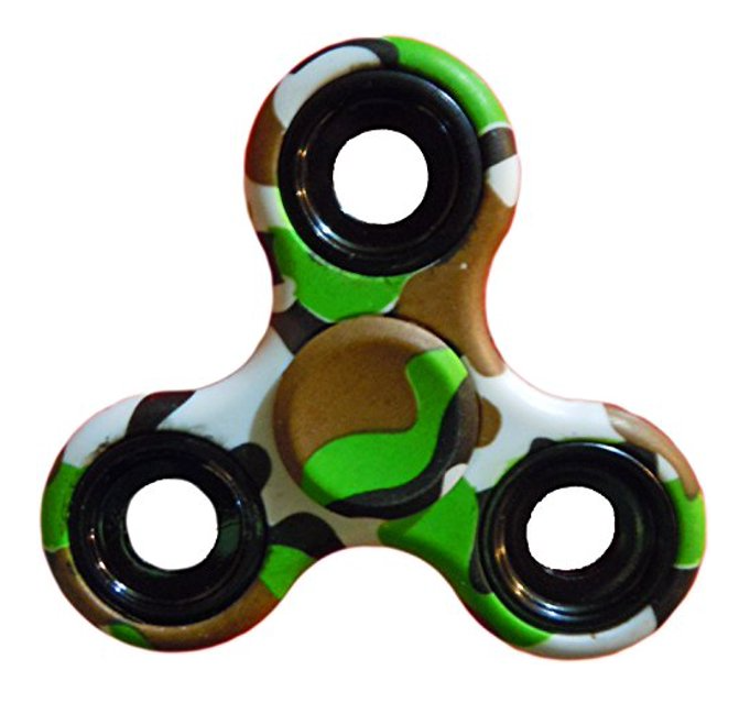 Fidget Spinner- maskáčový hnědý