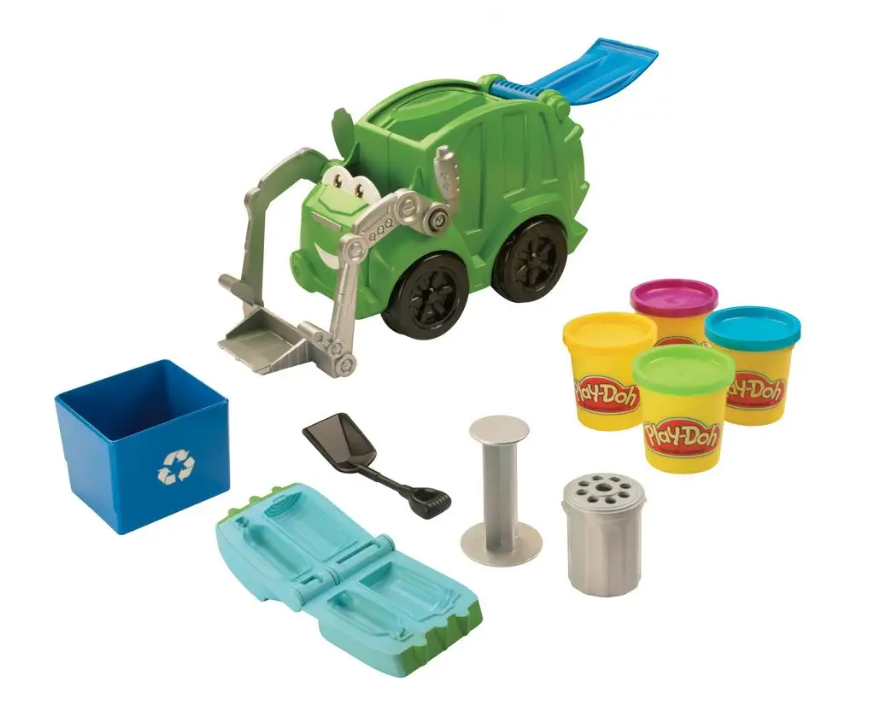 Hasbro Play-doh Popelářské auto 2v1