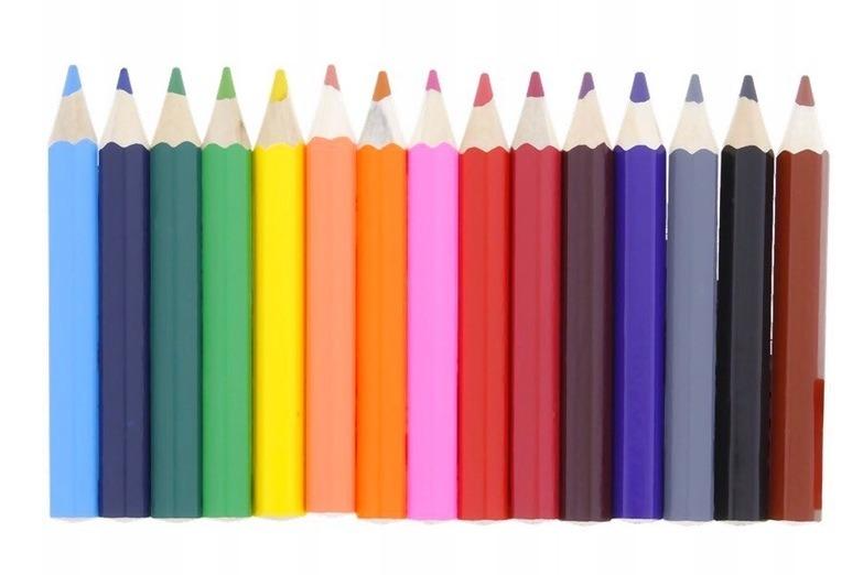 Jumbo pastelky 15ks s ořezávátkem