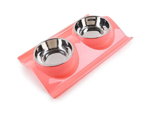 Stojan s vyndavacími nerezovými miskami 14cm