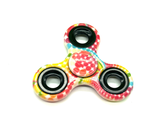 Antistresový Fidget Spinner Barevné konfety