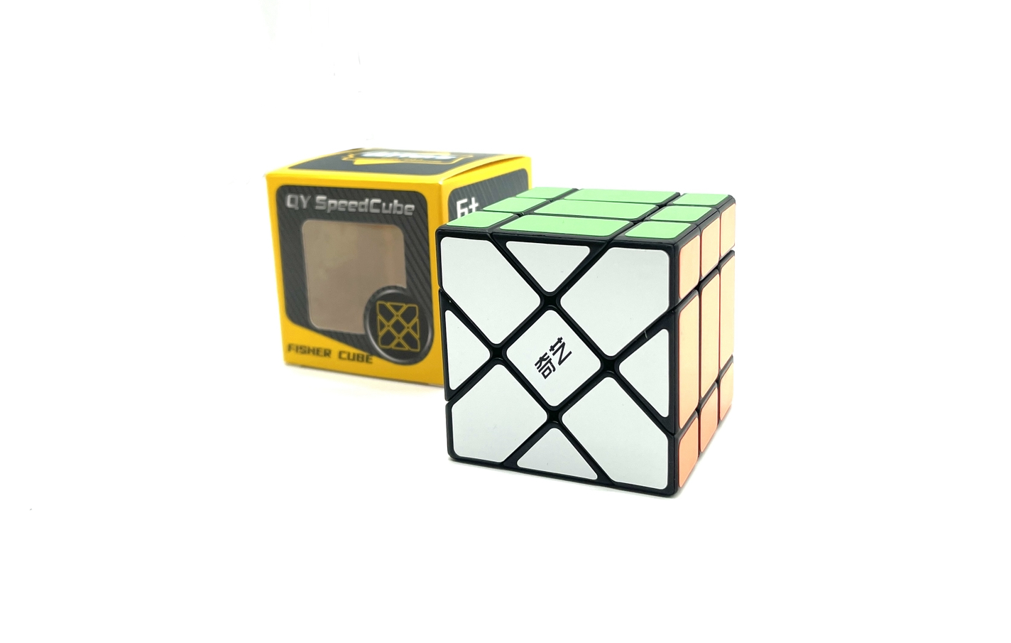 Kostka QiYi 3x3x3 Fisher černá