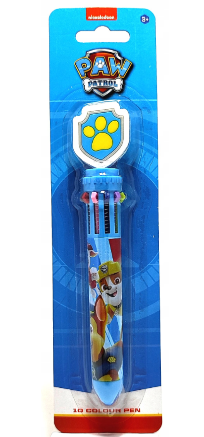 10barevná propiska Paw Patrol modrá