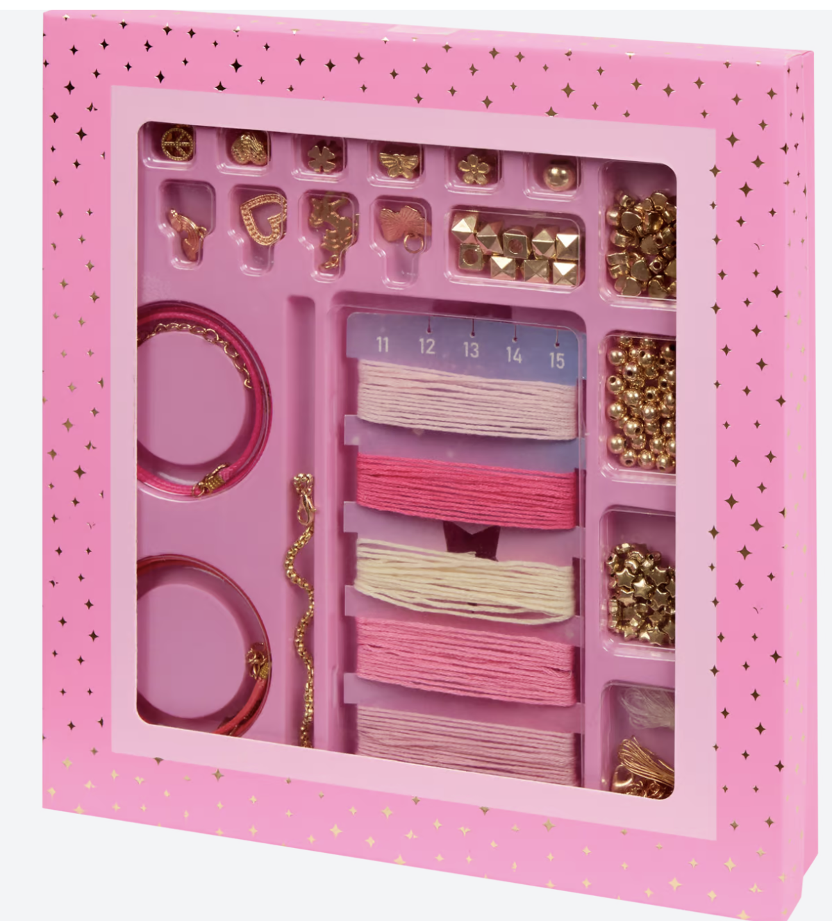 Sada na výrobu vlastních šperků Kids Kingdom růžová