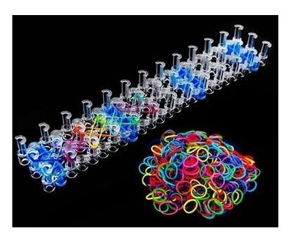 Výroba náramků, gumičky s tkacím rámem