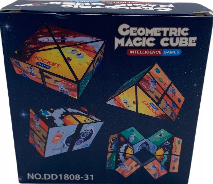 Geometric Magic Cube 3D Space