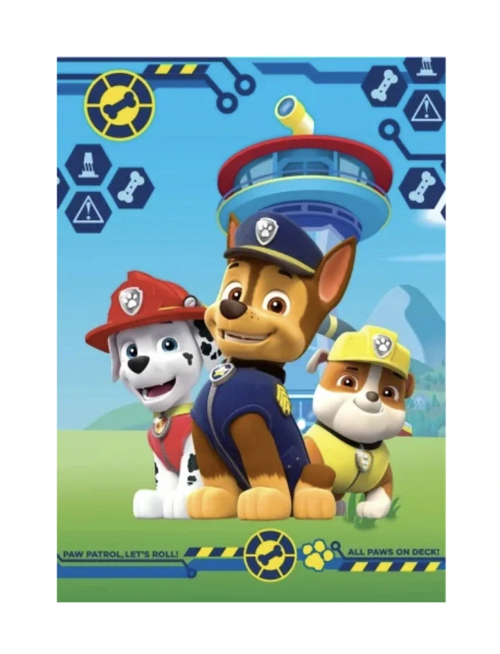 Deka, Paw Patrol Fleece Plaid 100x150 cm