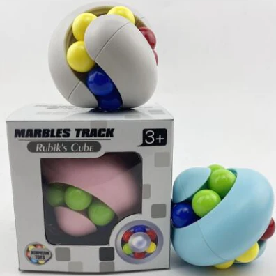 Marbles track, Rubik's Cube, antistresová hračka, bílá