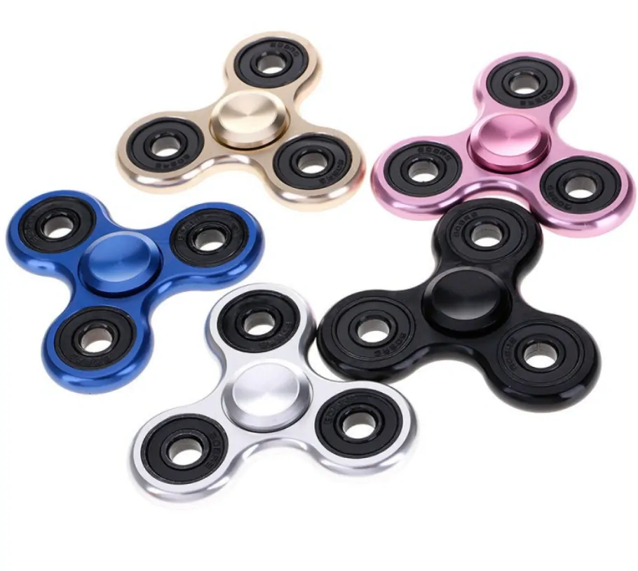 Fidget Spinner kovový růžový