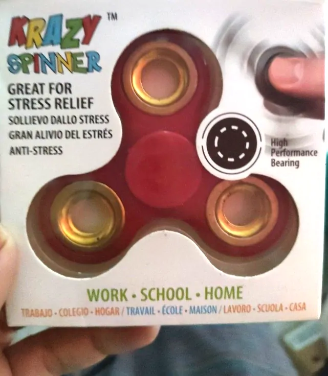 Krazy Spinner červený