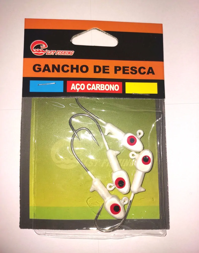 Jigová hlava bílá 4ks