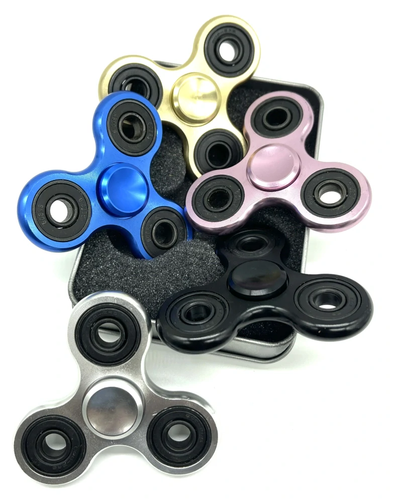 Sada kovový Fidget Spinner 5 ks