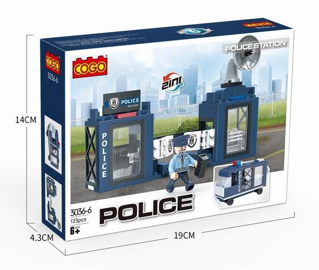 COGO Policie policejní stanice 123 ks