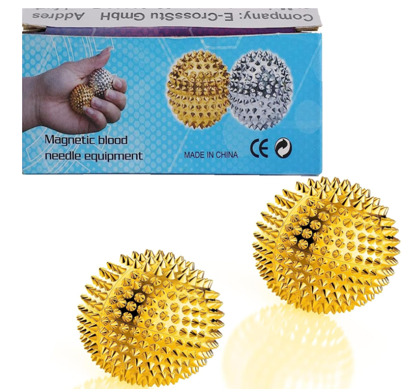 Akupresurní koule s magnety 1ks 5,6 cm