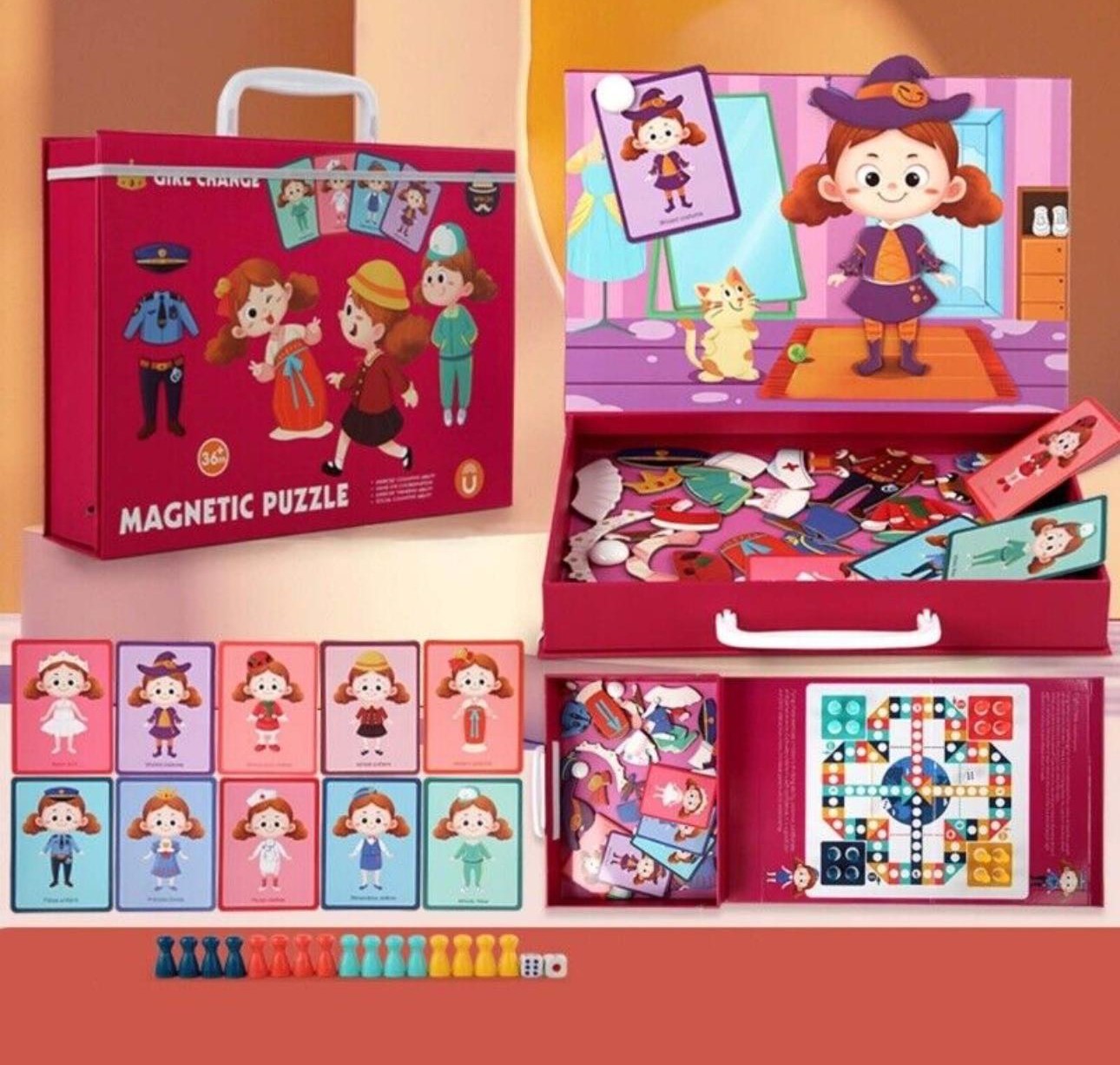 Magnetické puzzle Oděvy