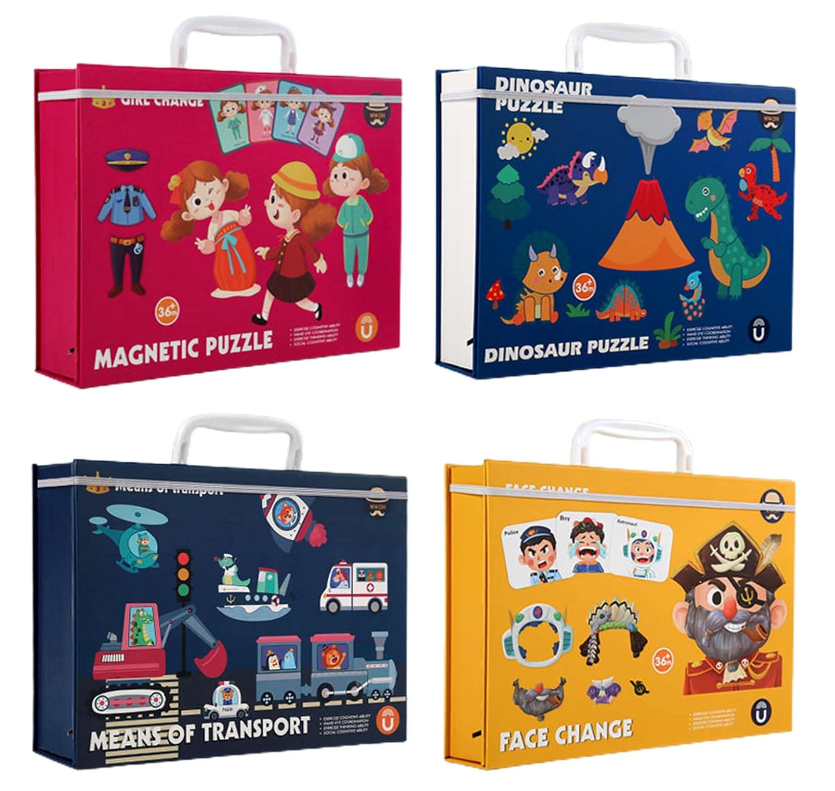 Magnetické puzzle Doprava