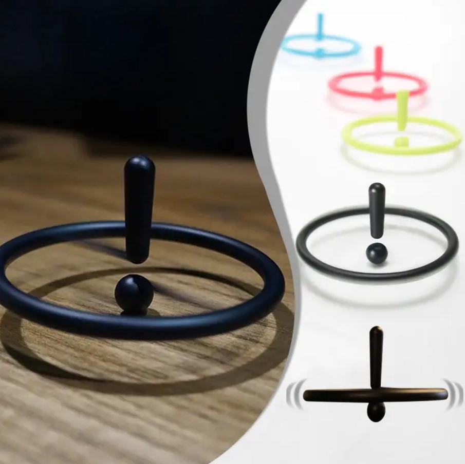 Plovoucí gyroskop s vykřičníkem, červený