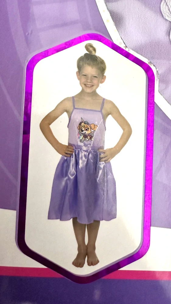 Tlapková patrola -šaty-SKYE II vel: 3-4 roky