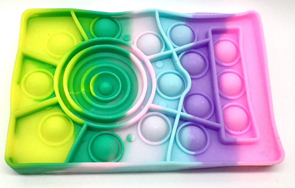 Pop It Rainbow antistresová hračka , fotoaparát 