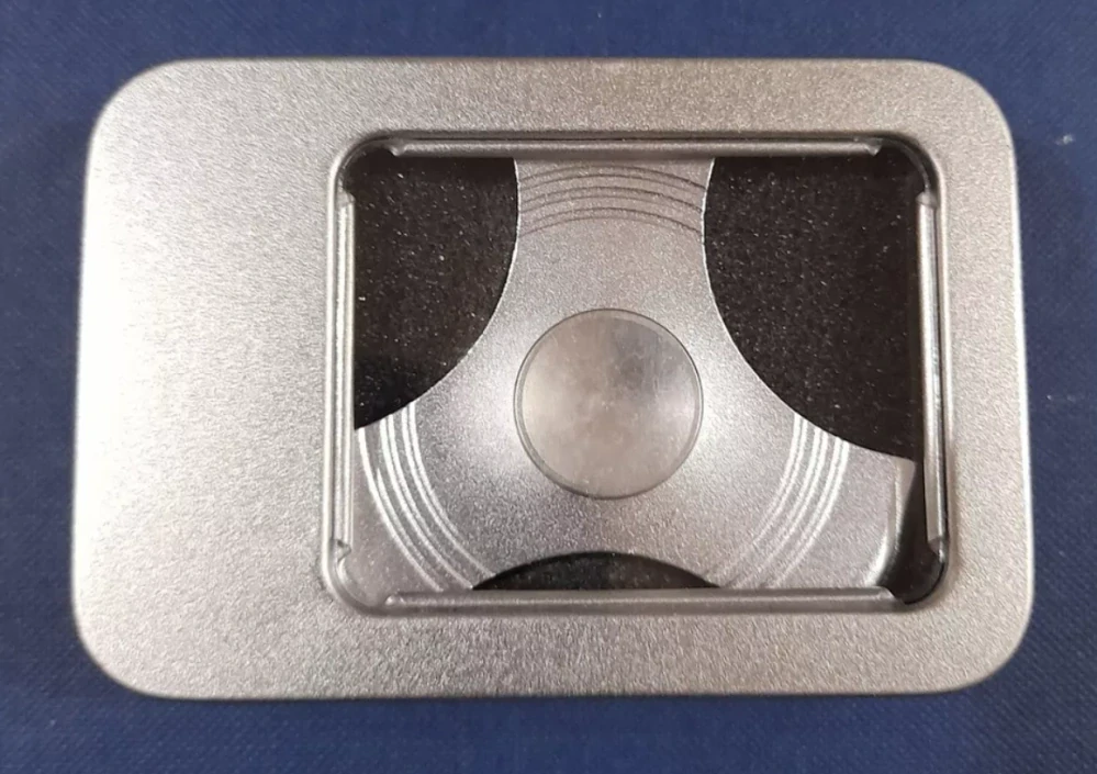 Fidget Spinner, Ufo 2, stříbrné