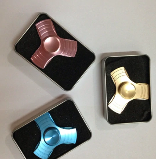 Fidget Spinner, Ufo 2, modré
