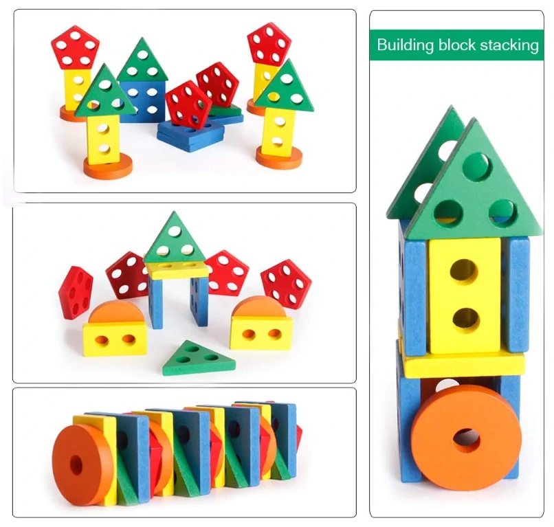 Montessori dřevěná motorická hračka, Story Tellers