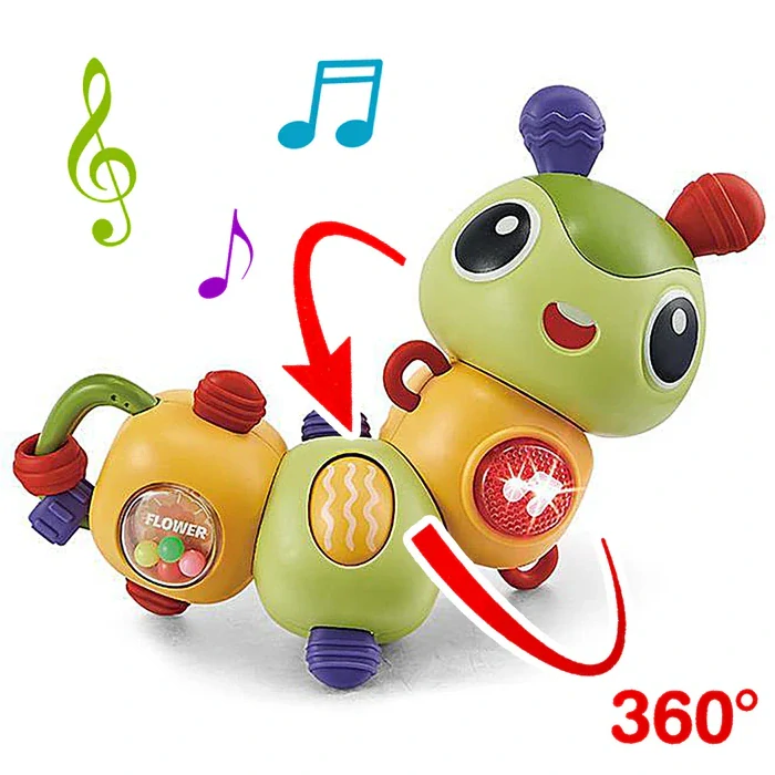 Hudební chrastítko Housenka pro batolata