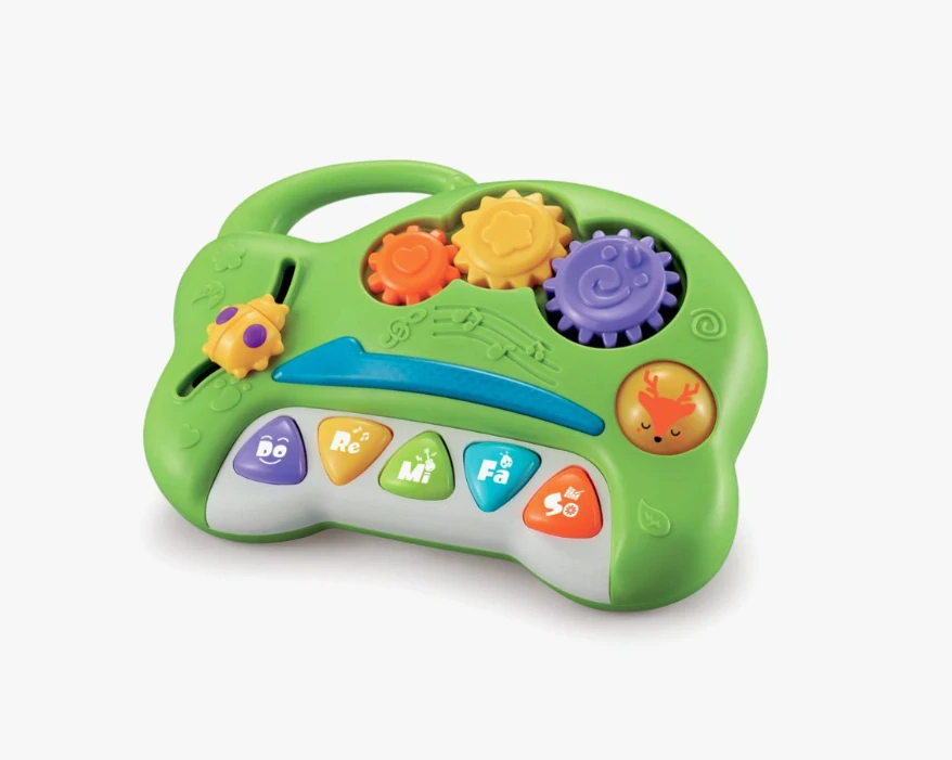 Hudební hračka Dětské piáno zelené