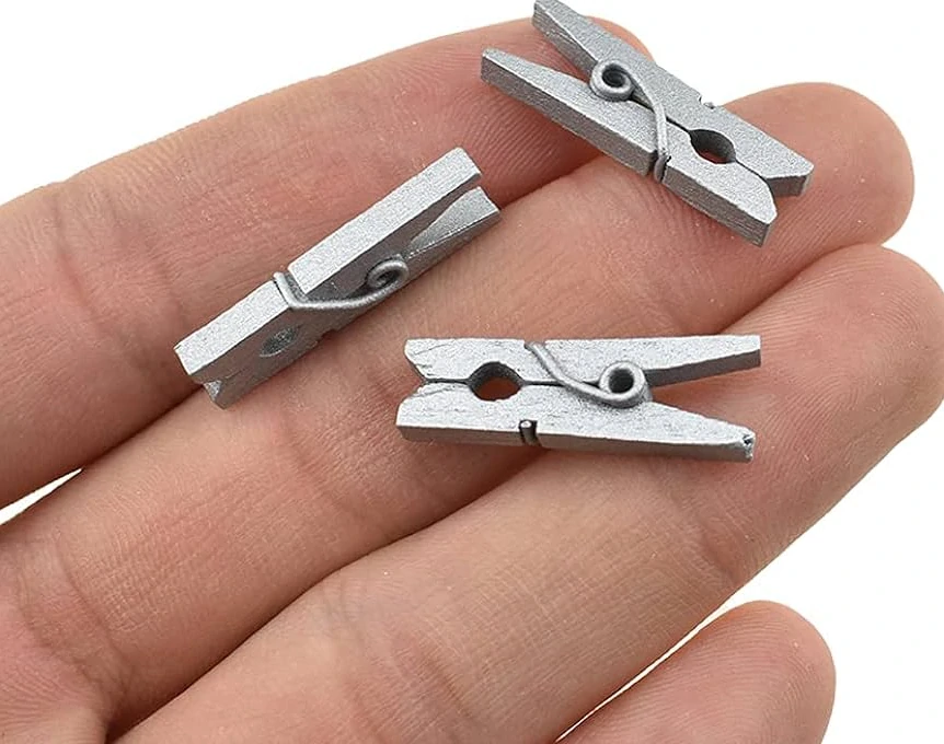 Dřevěné minikolíčky, sada 200 ks