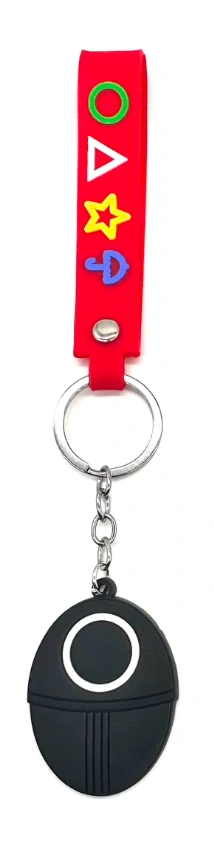 Squid Game, Hra na oliheň- 2D přívěšek s poutkem Maska černá