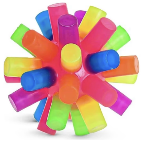 Hopík 7 5 cm barevný na baterie se světlem