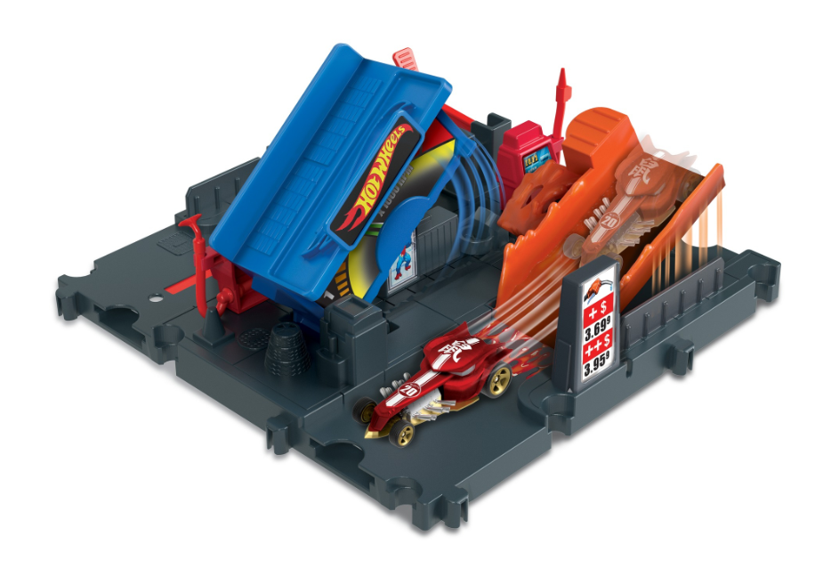 Mattel, Hot Wheels City, Čerpací stanice s autíčkem
