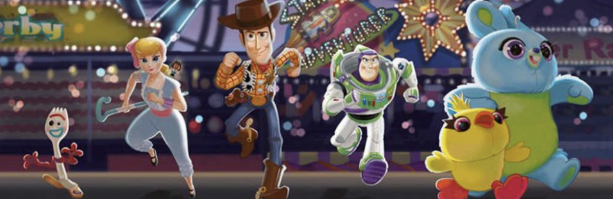 Toy Story- Panoramic Dino puzzle 150 dílků